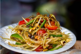 Lao&#039;s Papaya salad Tam mak houng