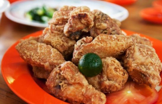 Har cheong gai Singaporean fried chicken wings