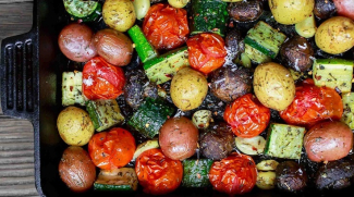 Oven roasted vegetables