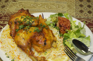 Cơm gà Mandi Ả Rập Saudi