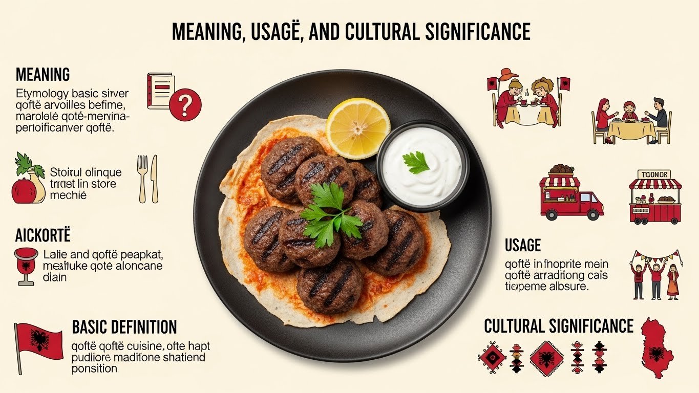 Qoftë: Meaning
