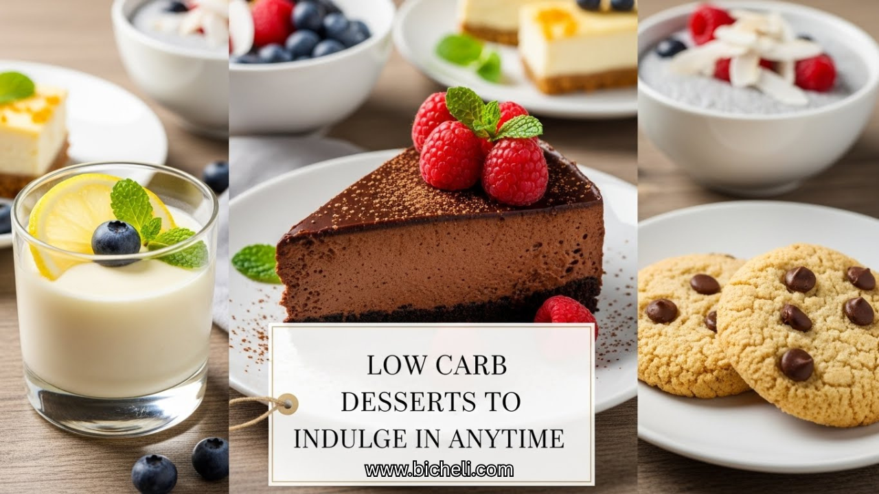 low carb desserts
