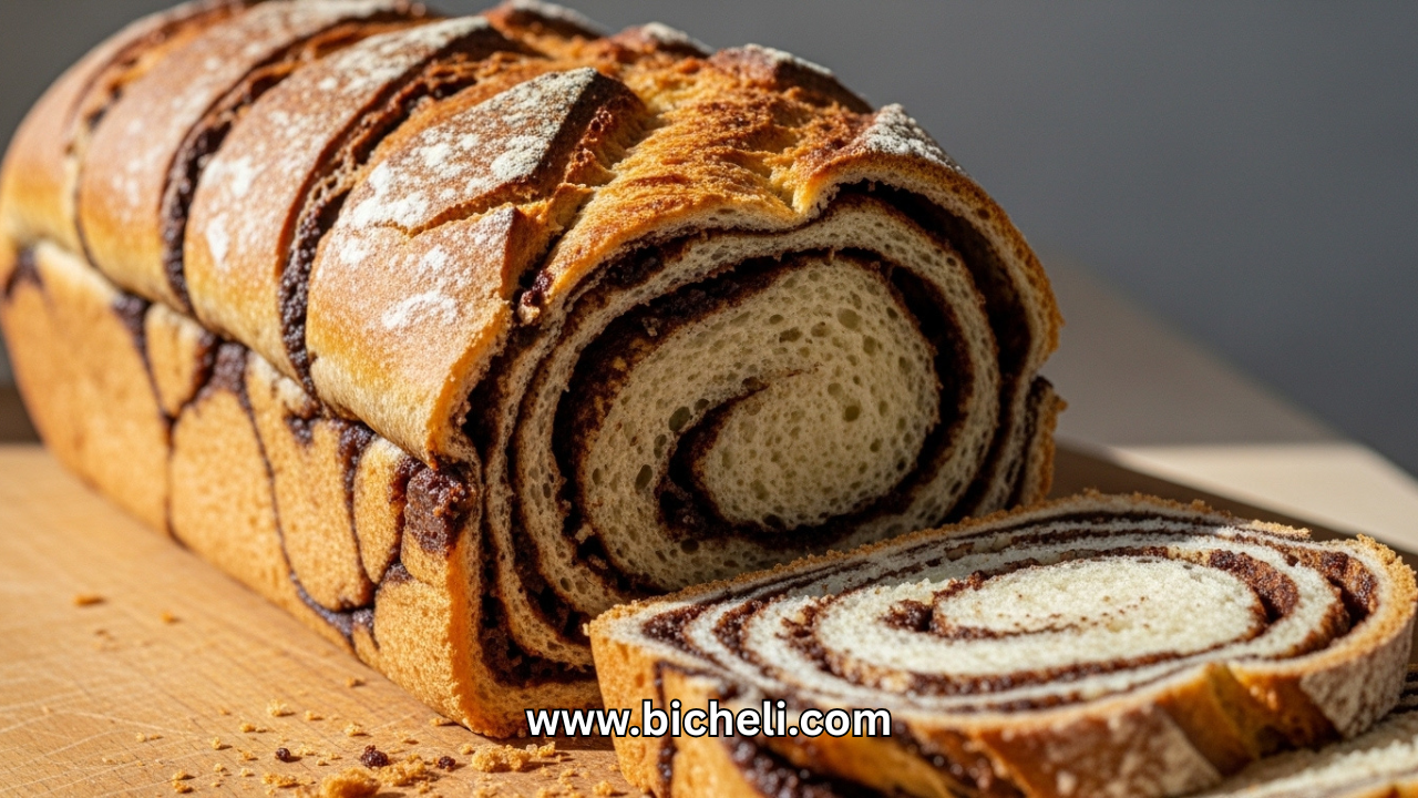 Recipe for Loaf With a Chocolate Swir