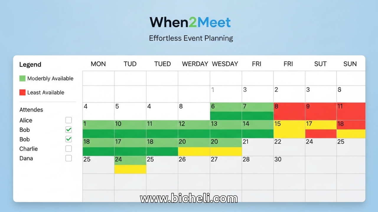 Use When2Meet for Effortless Event Planning