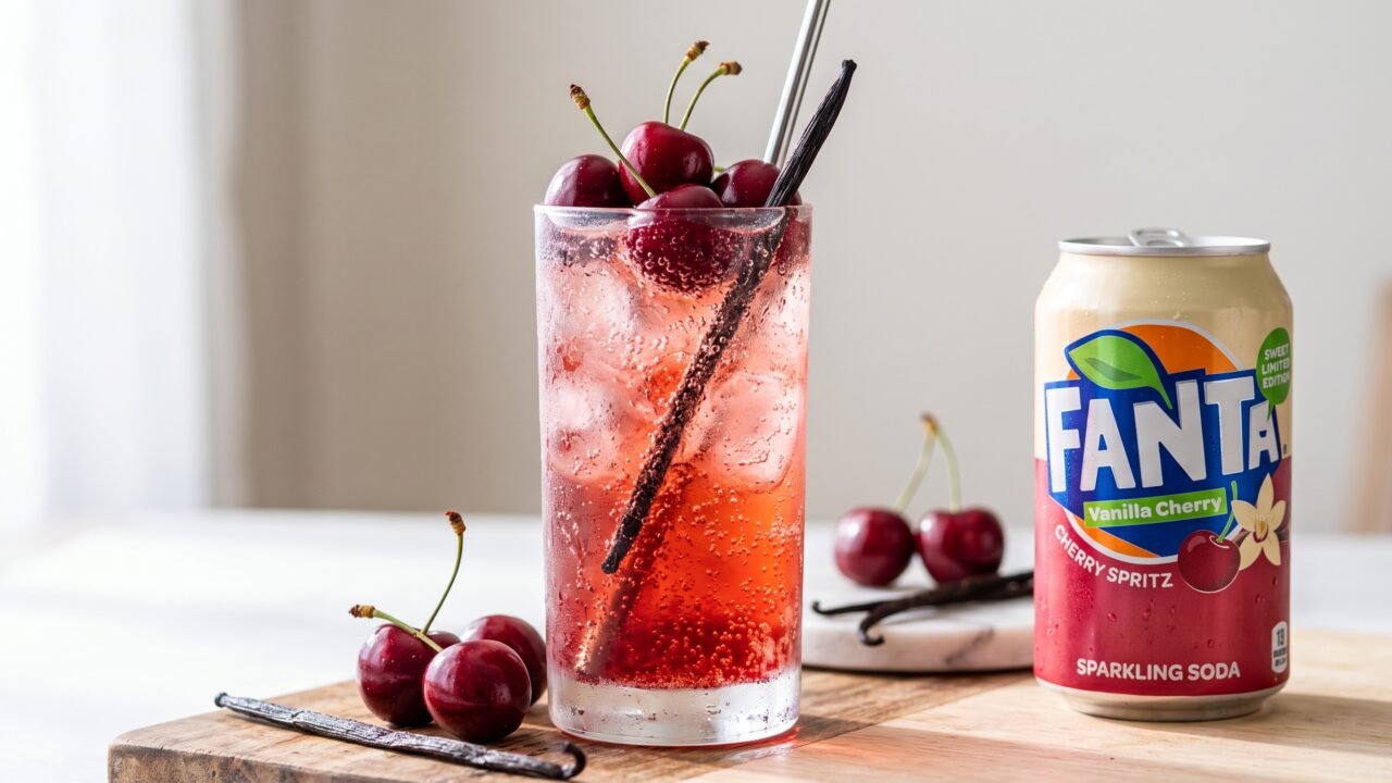 Fanta Vanilla Cherry Spritz: A Sweet Limited-Edition Soda